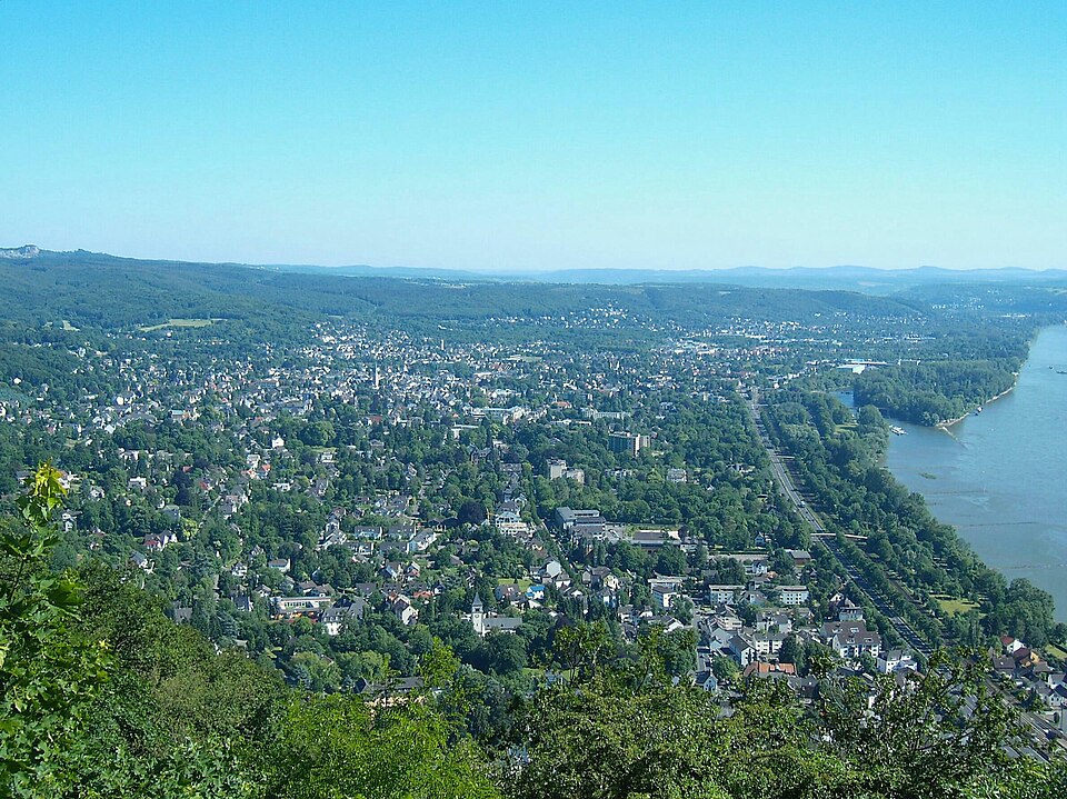 Dach-Fachbetriebe in Bad Honnef: Stadtansicht