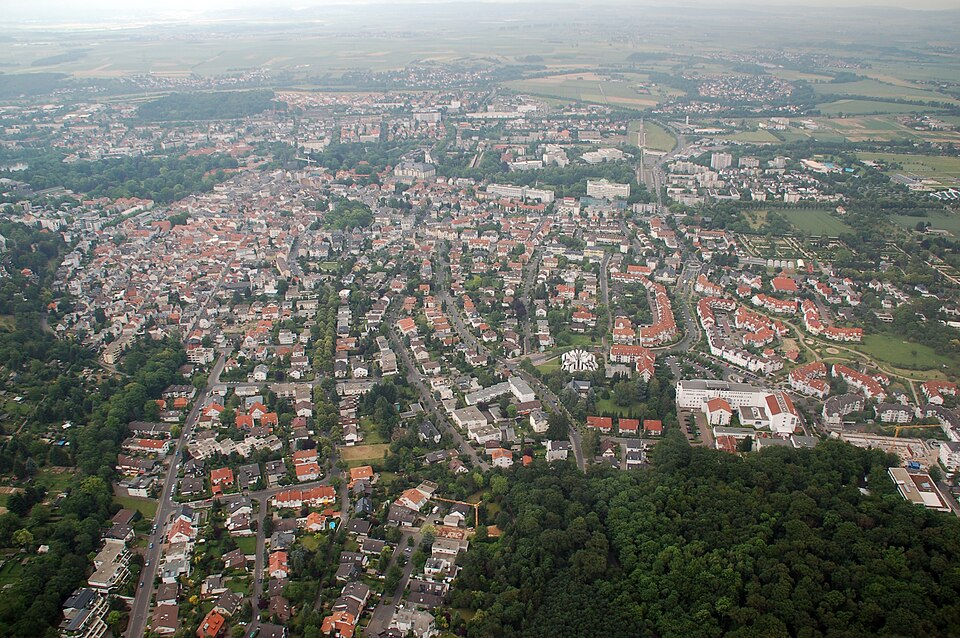 Dach-Fachbetriebe in Bad Nauheim: Stadtansicht