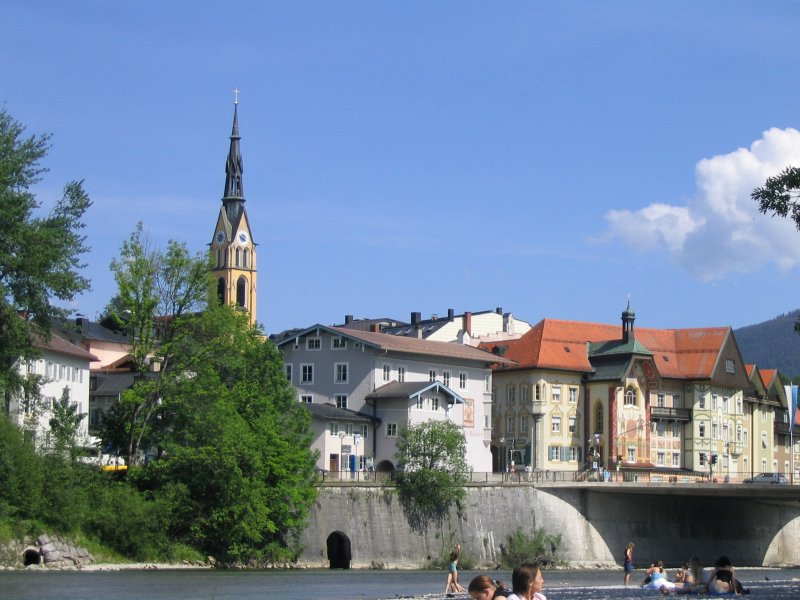 Dach-Fachbetriebe in Bad Tölz: Stadtansicht