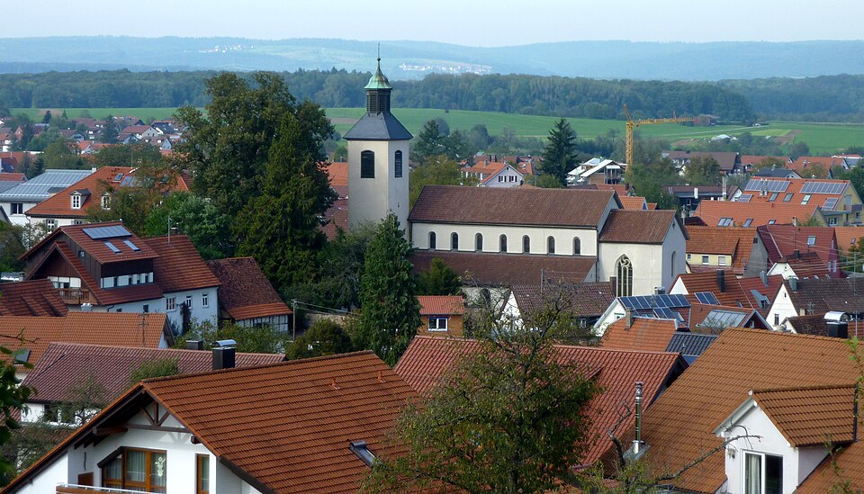 Dach-Fachbetriebe in Boll: Stadtansicht