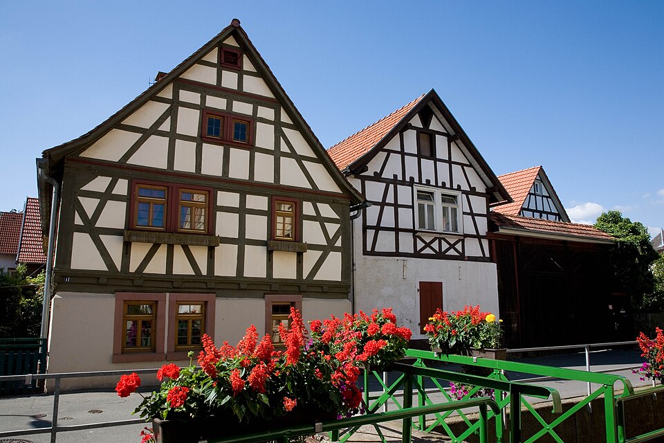 Dach-Fachbetriebe in Brensbach: Fachwerkhaeuser in der Bachgasse – Foto: Reiner Müller, 64395 Brensbach, Germany Dach-Fachbetriebe in Brensbach: Fachwerkhaeuser in der Bachgasse