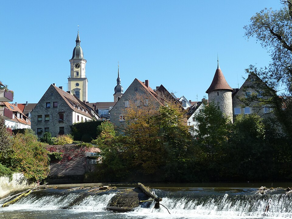 Dach-Fachbetriebe in Crailsheim: Stadtansicht