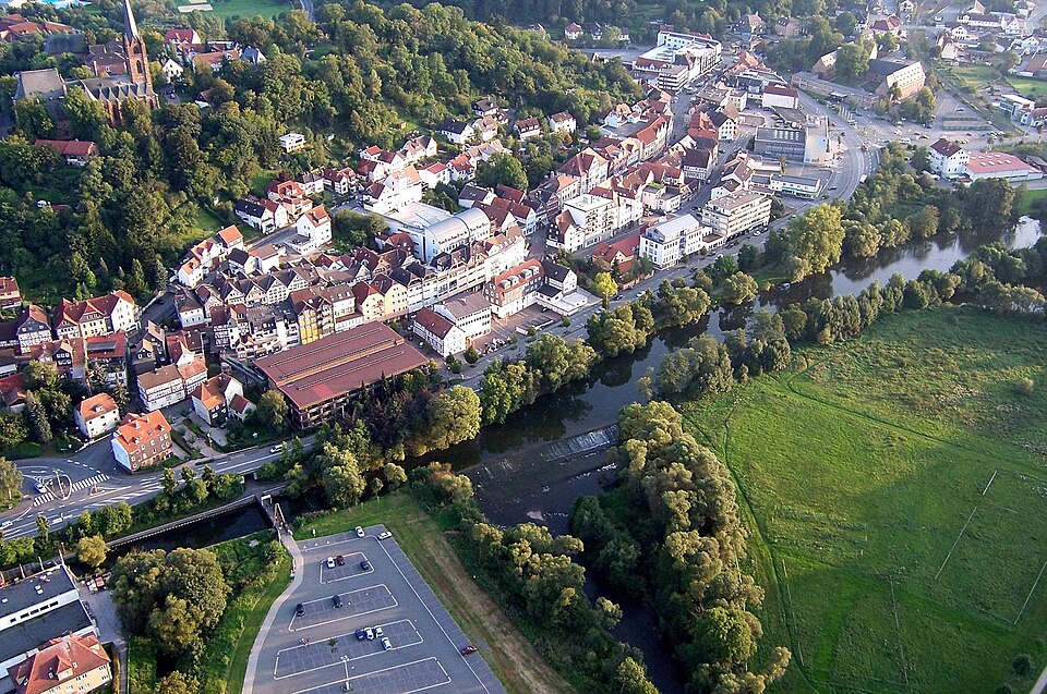 Dach-Fachbetriebe in Frankenberg: Luftbild – Foto: KlausJungheim Dach-Fachbetriebe in Frankenberg: Luftbild