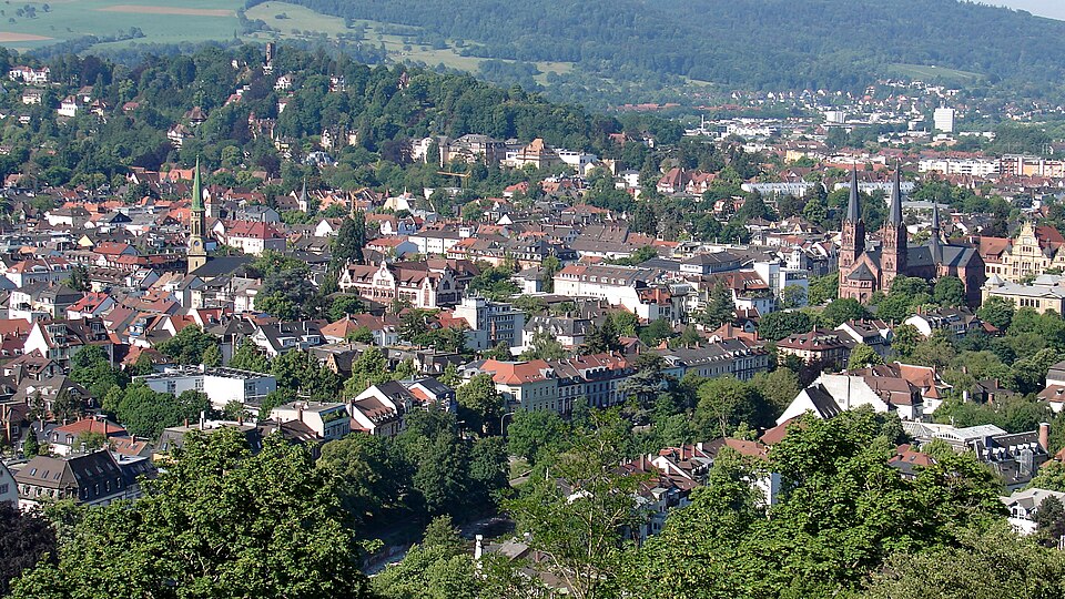 Dach-Fachbetriebe in Freiburg im Breisgau: Stadtansicht