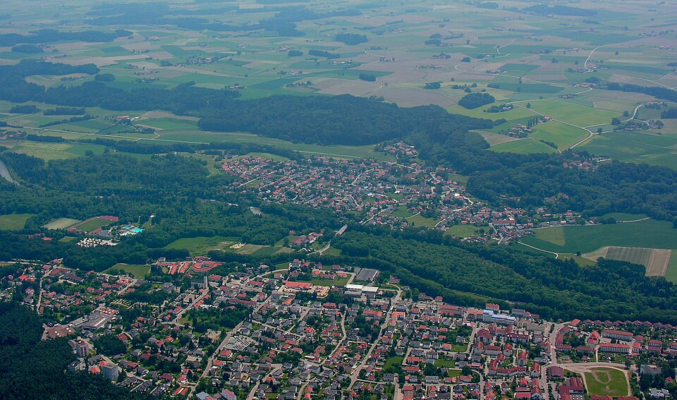 Dach-Fachbetriebe in Garching an der Alz: Stadtansicht