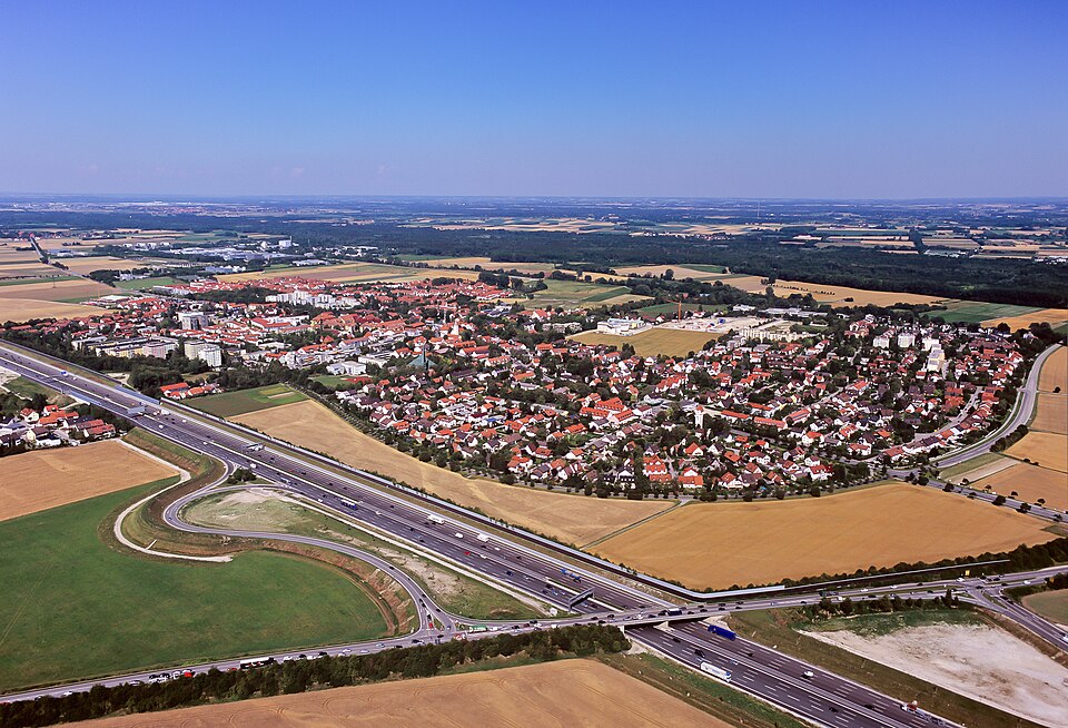 Dach-Fachbetriebe in Garching bei München: Stadtansicht