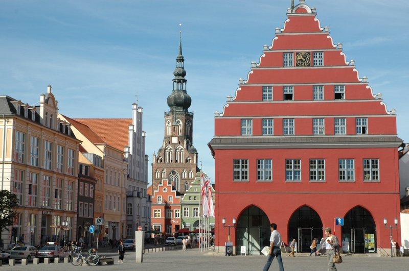 Dach-Fachbetriebe in Greifswald: Stadtansicht