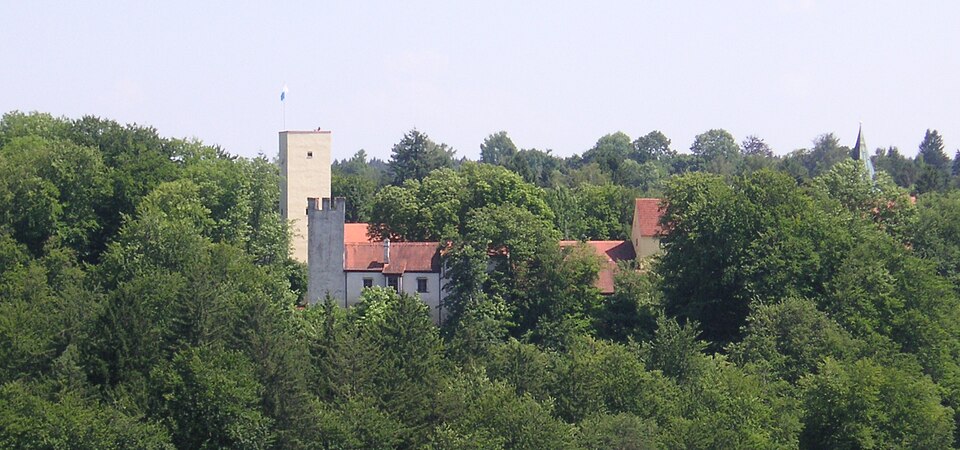 Dach-Fachbetriebe in Grünwald: Burg – Foto: Wikimedia-Autor Dach-Fachbetriebe in Grünwald: Burg