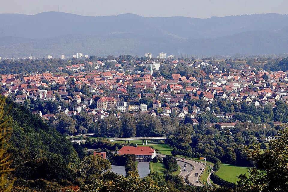 Dach-Fachbetriebe in Kirchentellinsfurt: Stadtansicht