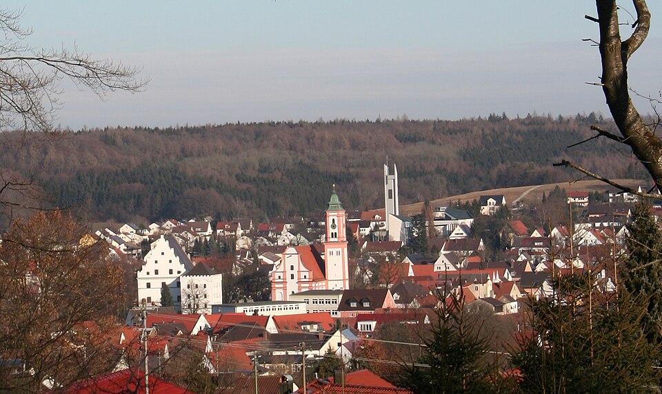 Dach-Fachbetriebe in Krumbach: Stadtansicht – Foto: Johann2 Dach-Fachbetriebe in Krumbach: Stadtansicht