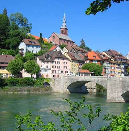 Dach-Fachbetriebe in Laufenburg: Stadtansicht