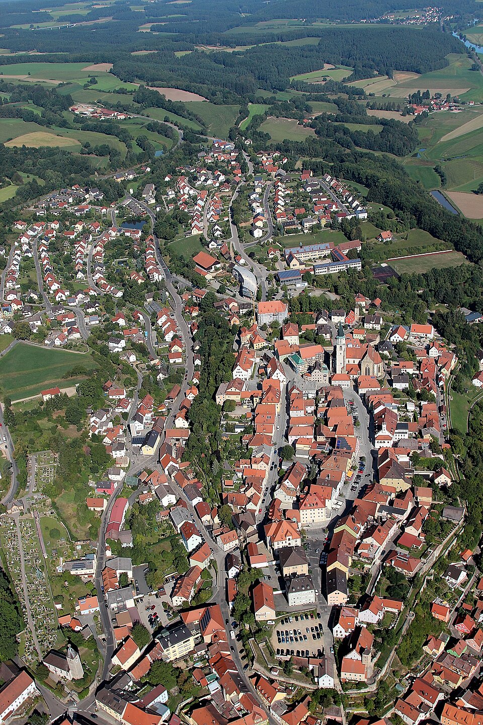 Dach-Fachbetriebe in Nabburg: Stadtansicht – Foto: Alois Köppl, Gleiritsch Dach-Fachbetriebe in Nabburg: Stadtansicht