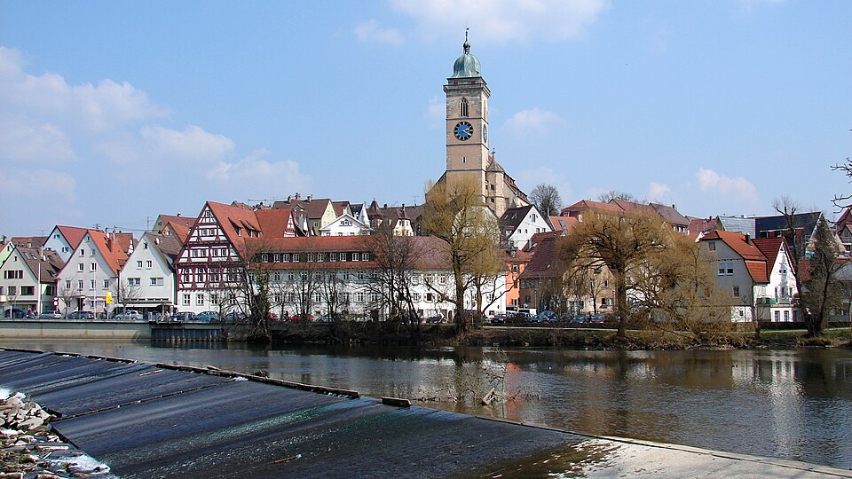 Dach-Fachbetriebe in Nürtingen: Stadtansicht