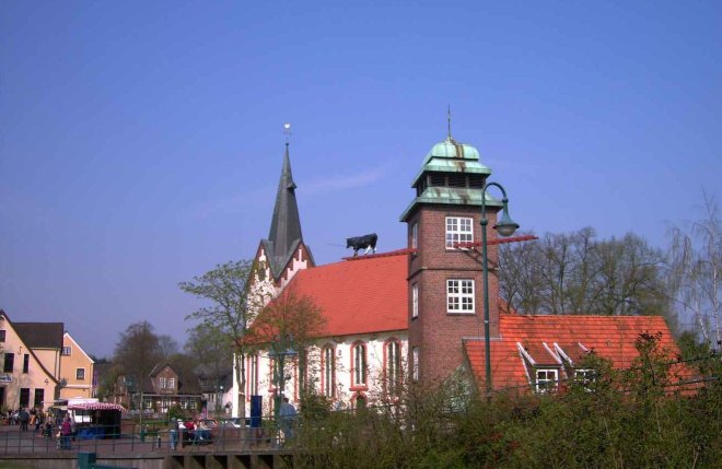 Dach-Fachbetriebe in Osterholz-Scharmbeck: Stadtansicht – Foto: CWitte at German Wikipedia Dach-Fachbetriebe in Osterholz-Scharmbeck: Stadtansicht