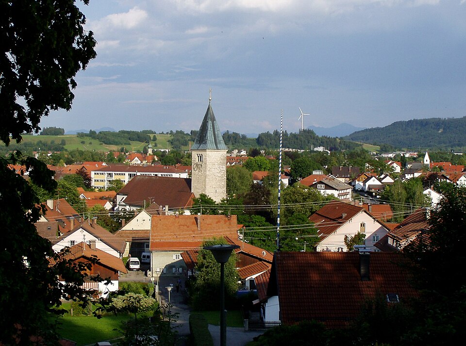Dach-Fachbetriebe in Peiting: Stadtansicht