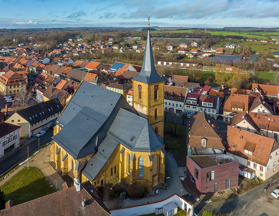 Dach-Fachbetriebe in Scheßlitz: St. Kilian Luftbild