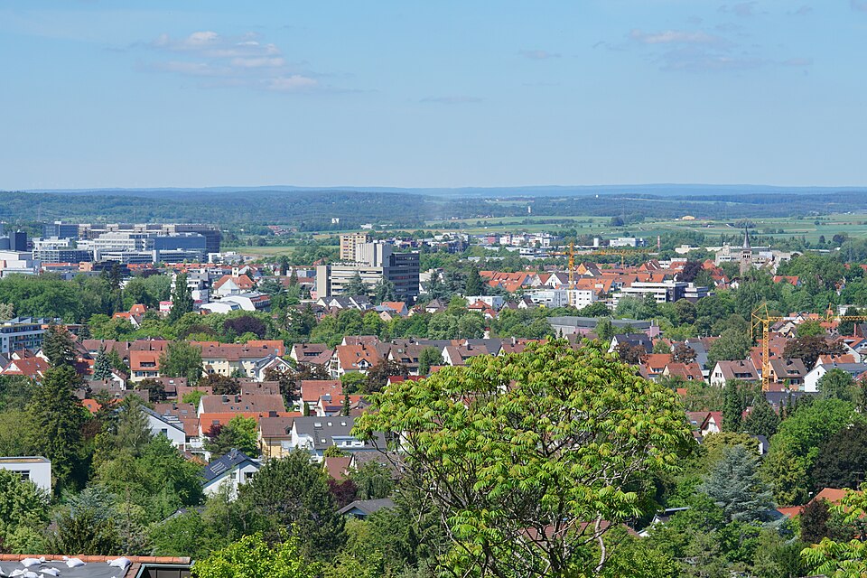 Dach-Fachbetriebe in Sindelfingen: Stadtansicht