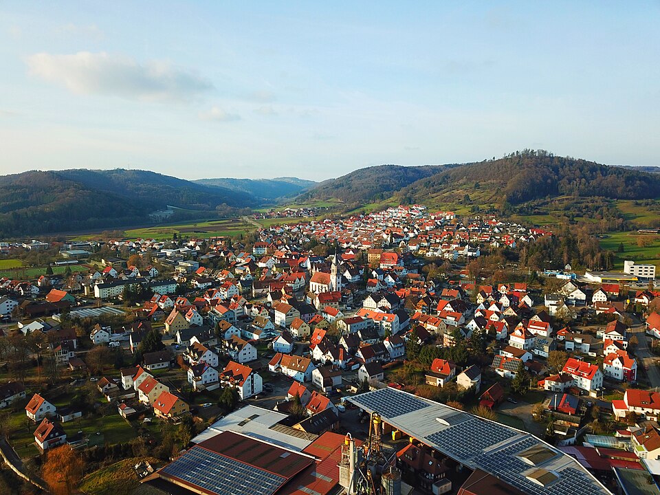 Dach-Fachbetriebe in Sulzbach an der Murr: Luftbild