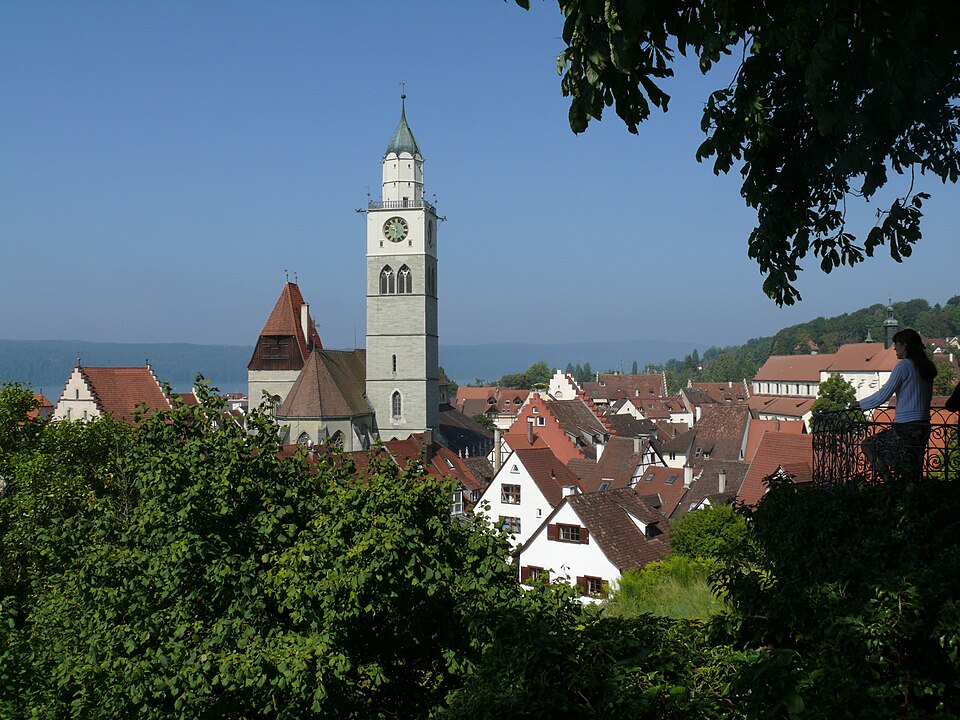 Dach-Fachbetriebe in Überlingen: Altstadt, Ansicht vom Garten des Städtischen Museums
