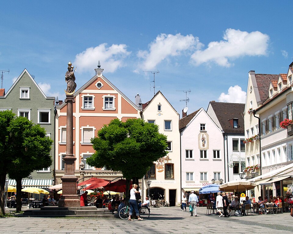 Dach-Fachbetriebe in Weilheim in Oberbayern: Stadtansicht